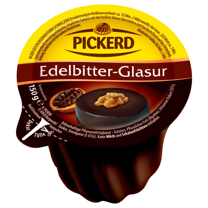 Pickerd Edelbitter-Glasur 150g